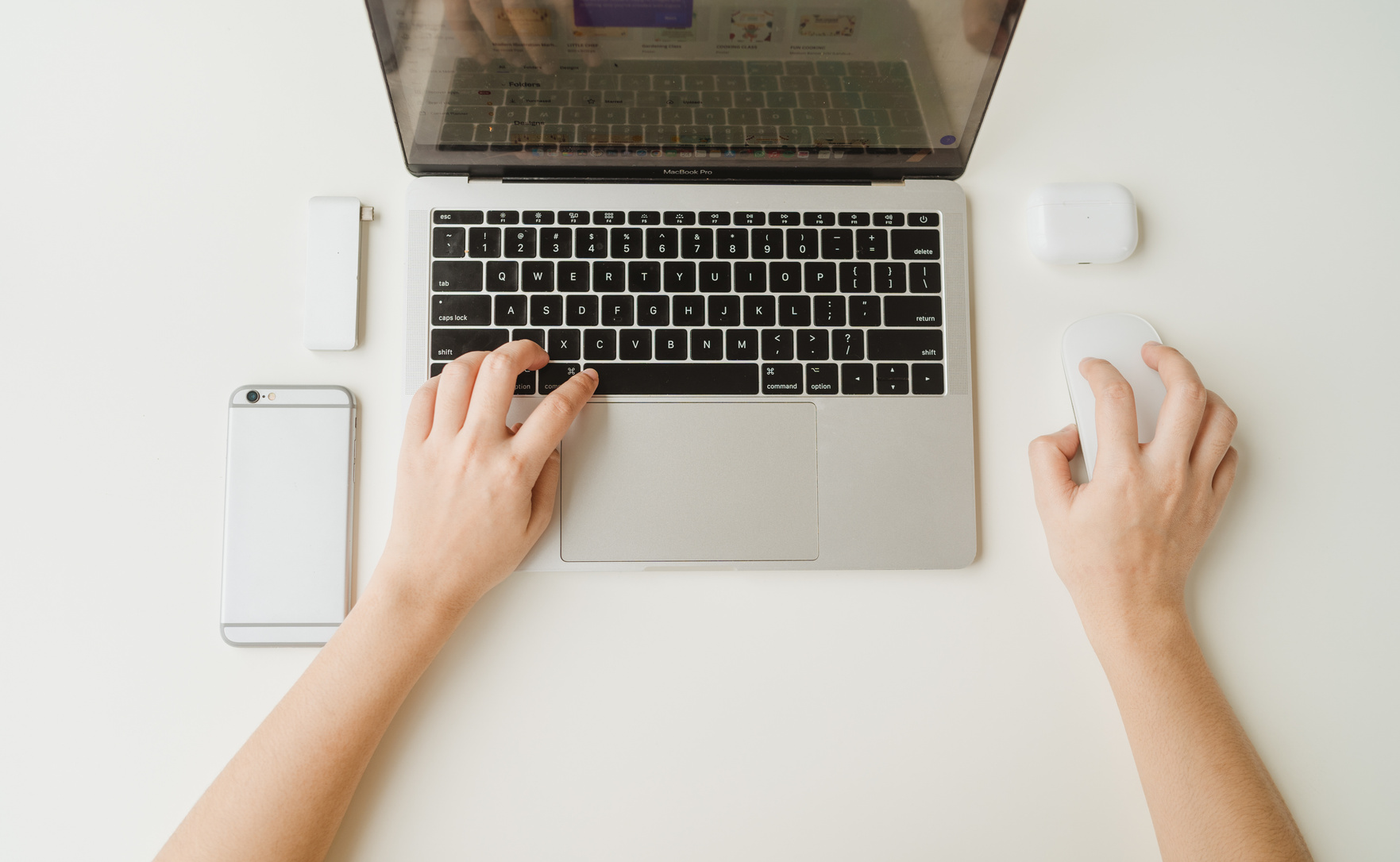 Minimalist Work From Home Office Setup